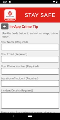 Fanshawe Stay Safe android App screenshot 0